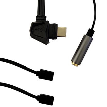 UCLEAR 3.5MM Speaker Adaptor w/Dual Mics -  for Use with Motion Series