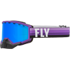 Fly Focus Goggle - PURPLE - BLACK / Sky Blue - Smoke Lens	
