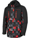Choko Core 2-Piece Snowmobile Suit w/ Quatro Pant - Red Square Print