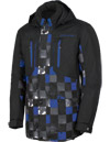 Choko Core 2-Piece Snowmobile Suit w/ Quatro Pant - Royal Square Print