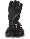 Choko Women's Nylon Snowmobile Gloves-Breast Cancer Edition