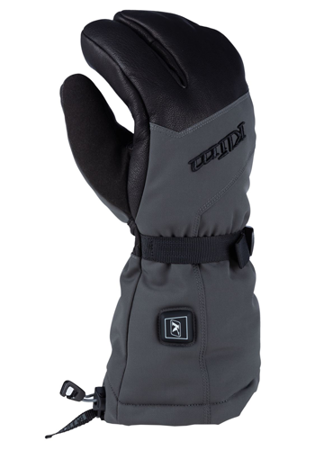 Klim Tundra Heated Gauntlet Glove - Black - Asphalt
