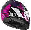 GMAX MD04S Reserve Modular Snow Helmet with Dual Lens Shield - Black-Pink-White