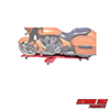 Extreme Max 5001.5111 Rear Wheel Motorcycle Dolly with Kickstand Tray