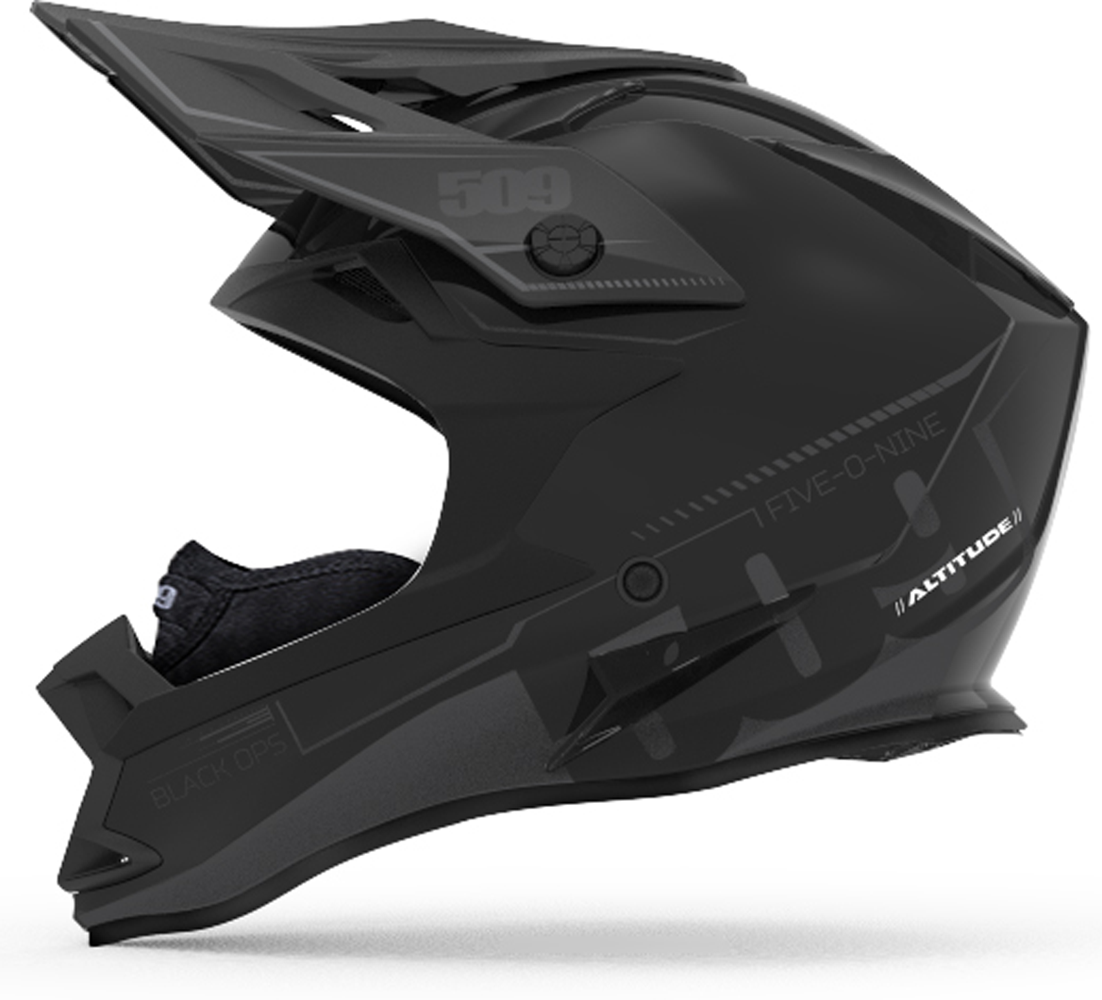 509 Altitude Helmet | Black Snowmobile Helmet 509 Altitude Helmet | Black Snowmobile Helmet
