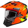 GMAX GM-11S Ripcord Adventure Snow Helmet - Matte Neon Orange-Hi Vis