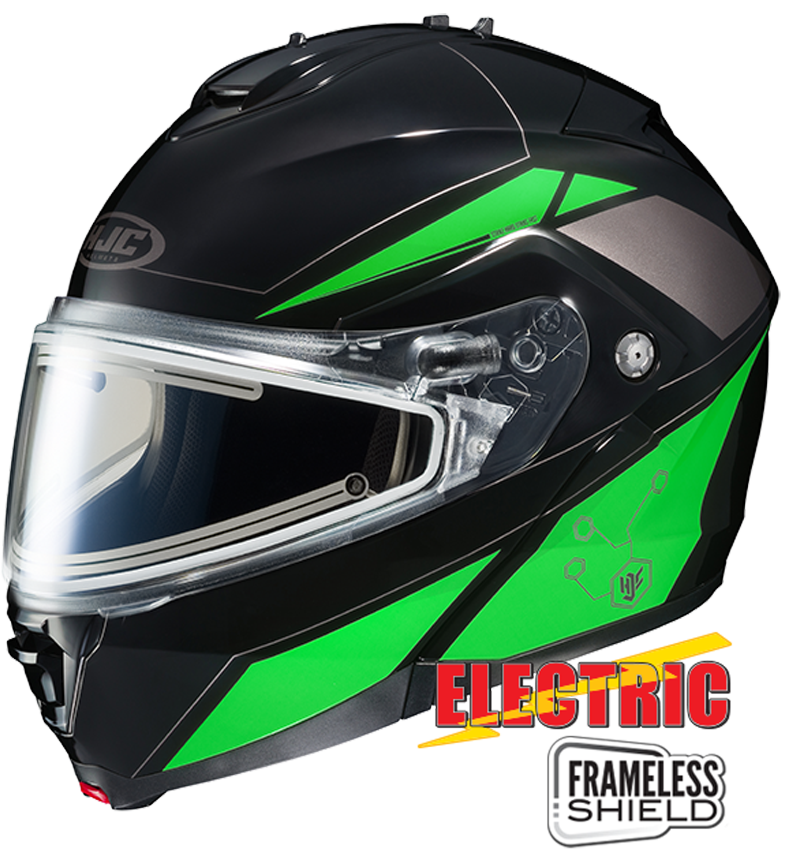 HJC IS-MAX II SN Elemental Modular Helmet w/Electric Dual Lens Shield