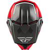 Fly Kinetic Vision Youth Helmet - Red-Grey