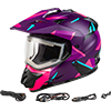 GMAX GM-11S Ripcord Electric Adventure Snow Helmet - Matte Purple-Pink