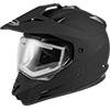 GMAX GM11S Dual Sport Helmet w/Electric Shield - Matte Black