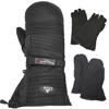 Choko Ultra Leather Snowmobile Mitts with One Glove and One Mitt Liner