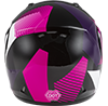 GMAX MD04S Reserve Modular Snow Helmet with Dual Lens Shield - Black-Pink-White