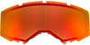Fly Goggle Non-Vented Dual Replacement Lens - Red Mirror / Brown	