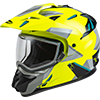GMAX GM-11S Ripcord Adventure Snow Helmet - Hi Vis-Grey-Blue