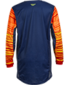 Fly Racing Youth Kinetic Wave Jersey - Navy-Yellow-Red