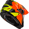 GMAX GM-11S Ripcord Adventure Snow Helmet - Matte Neon Orange-Hi Vis
