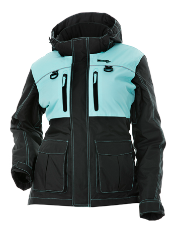 DSG Womens Arctic Appeal Jacket - Black/Aqua