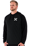 FXR Authentic Lite Tech Pullover Hoodie - Black-Grey