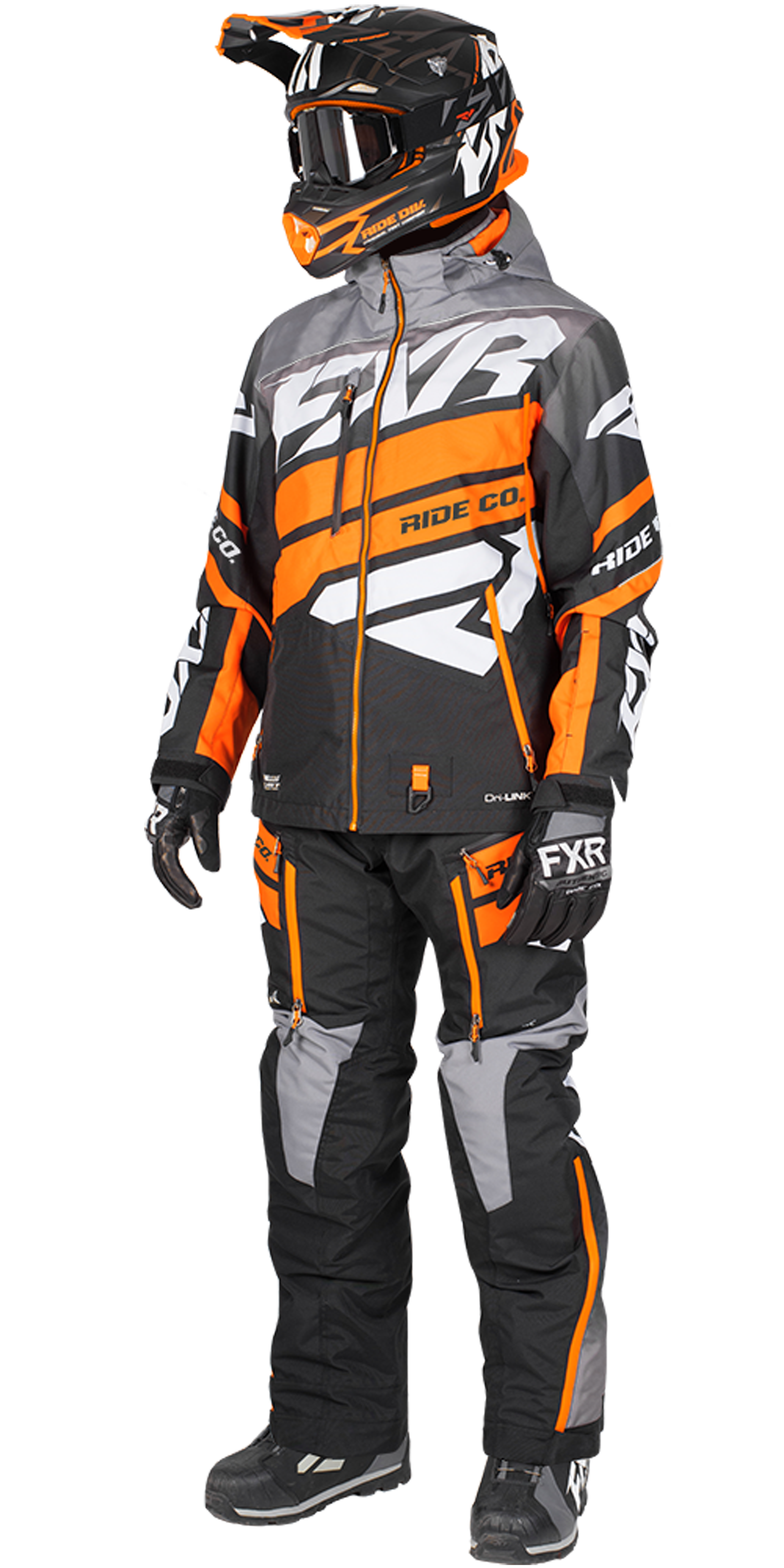 FXR Boost Dri-Link 2 Piece Snowmobile Monosuit | First Place Parts
