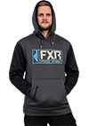 FXR Unisex Cast Tech Pullover Hoodie - Charcoal-Blue
