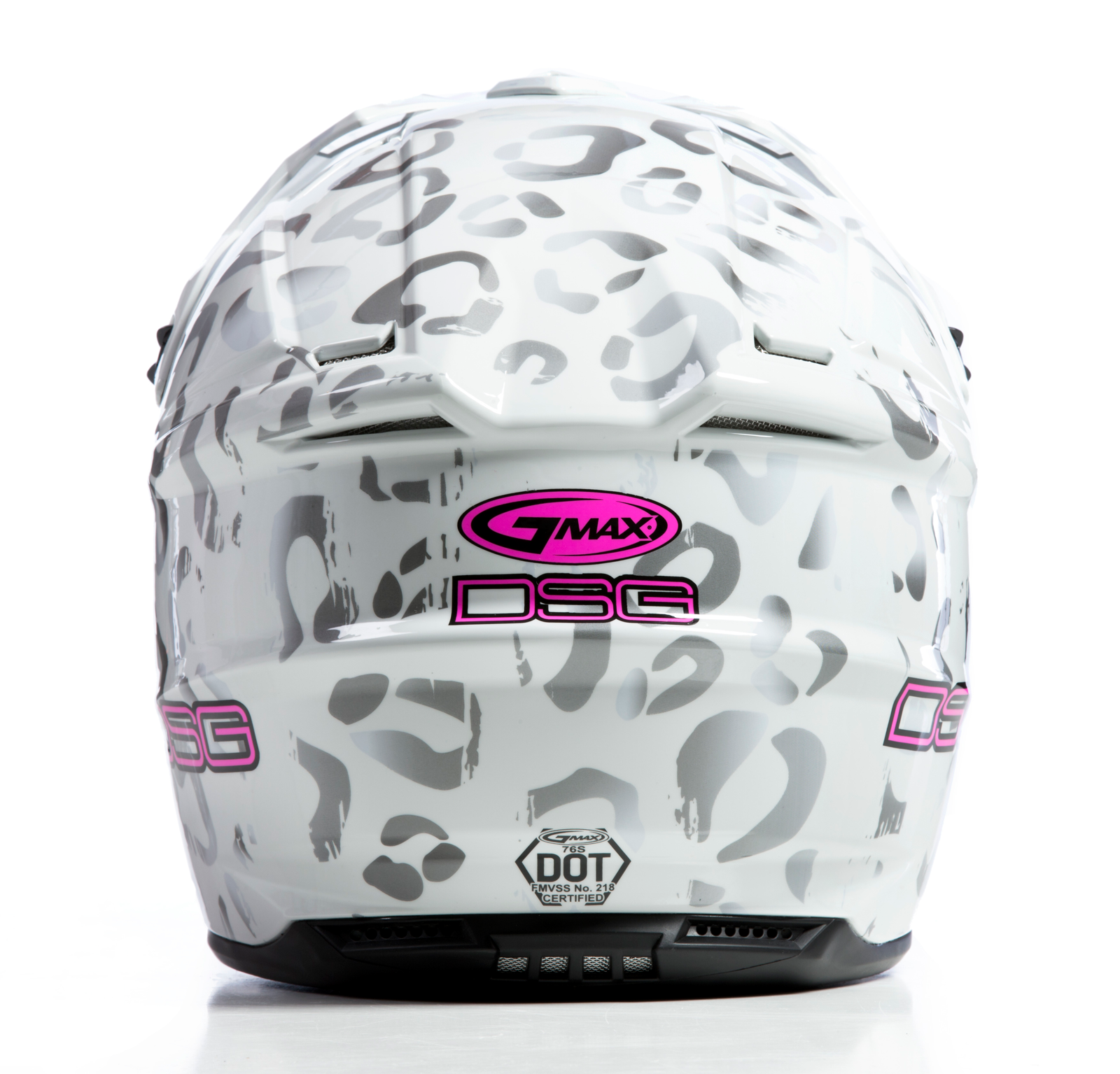 DSG GMAX GM76X Leopard Racing Helmet | First Place Parts