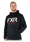 FXR Excursion Tech Pullover Hoodie - Black-Rust