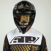 509 Kingpin Fuzion Flow Offroad Goggle - Speedsta Black Gold
