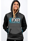 FXR Unisex Cast Tech Pullover Hoodie - Charcoal-Blue