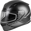 GMAX FF49S Hail Helmet w/Dual Lens Shield - Matte Black-Grey