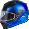 GMAX FF49S Hail Helmet w/Dual Lens Shield - Blue-Black