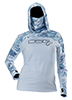 DSG Women's Chloe Hooded Sun UPF Shirt - Glacier/Realtree®, Aspect
