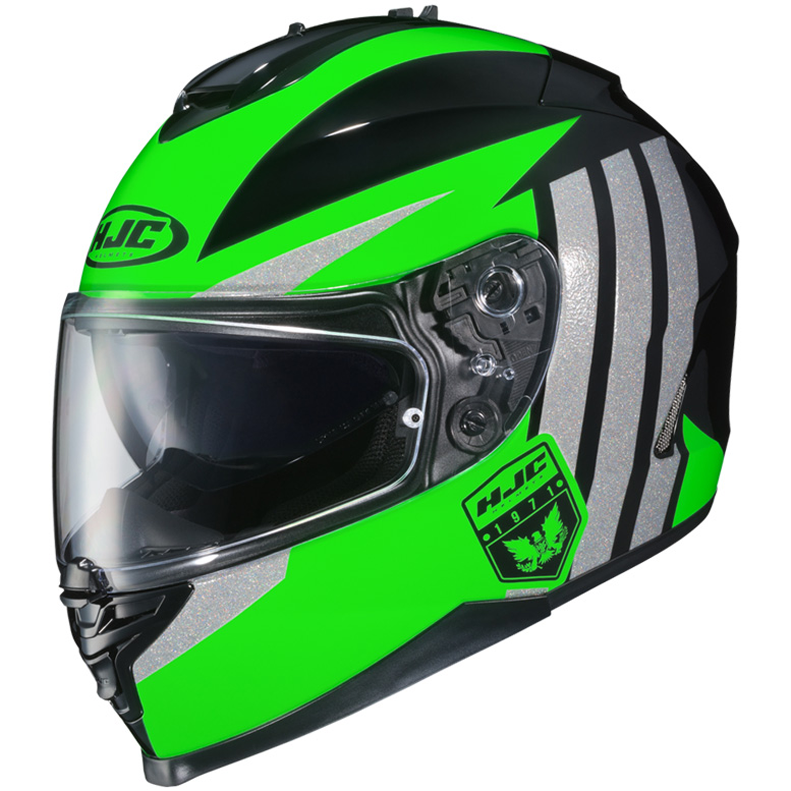 【美品】HJC ヘルメット IS-17 ブラック×レッド HJC IS-17 Lank MC-8SF - MotoDirect.com