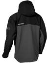 Castle X Barrier G3 Tri-Lam Softshell Jacket - Black-Charcoal-Silver Rear View