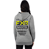 FXR Unisex Gladiator Hoodie - Grey Heather / Glow Stick