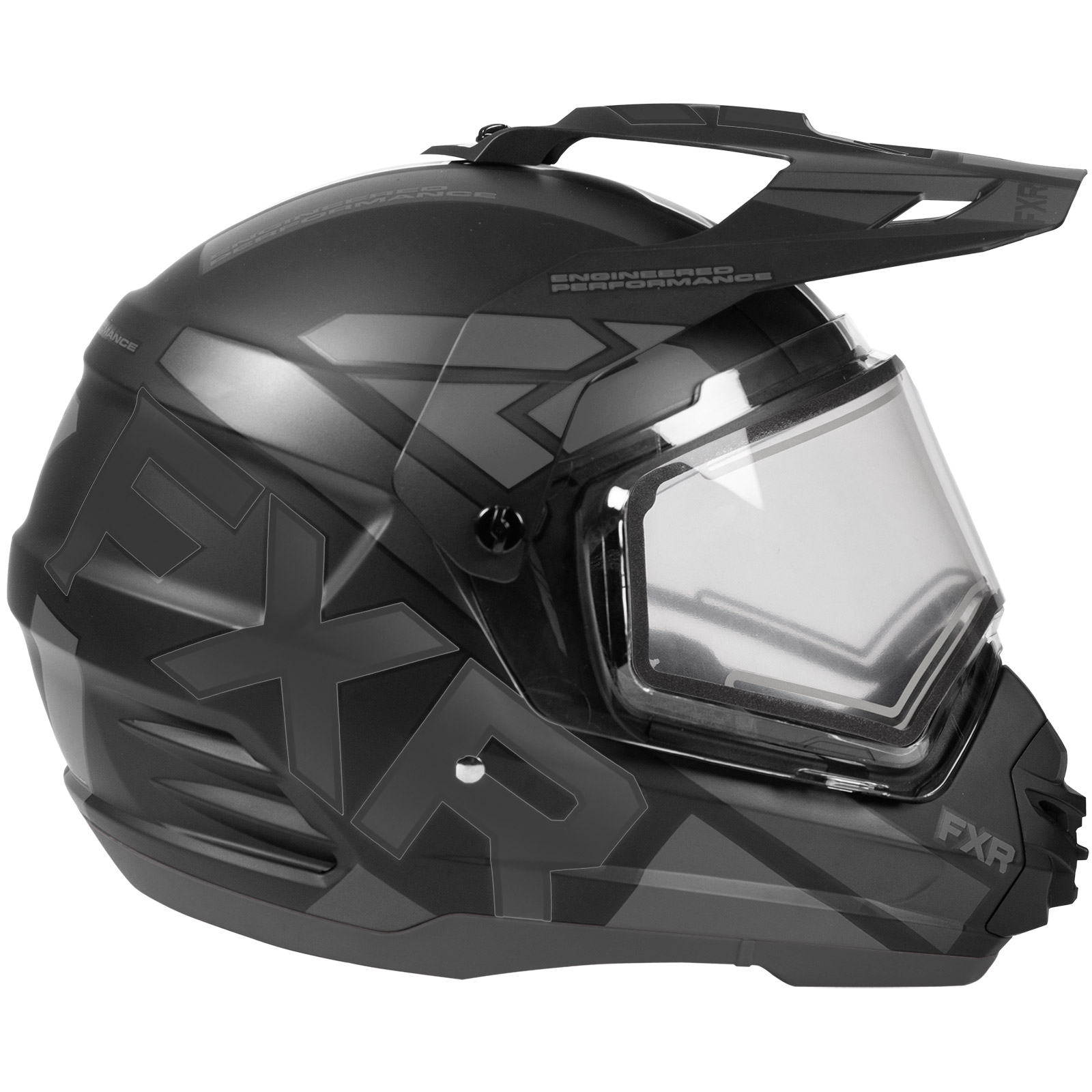 FXR Torque X Evo Dual Sport Snowmobile Helmet w/ Dual Lens Shield