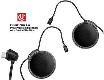 UCLEAR Pulse Pro 2.0 Premium Speaker Mic Kit Motion Series