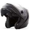 GMAX MD04S Black Modular Snowmobile Helmet w/Electric Shield