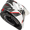 GMAX GM-11S Ripcord Electric Adventure Snow Helmet - White-Grey-Red