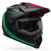 Bell MX-9 Adventure Helmet - Switchback Matte Black-Blue-Red w/Electric Shield