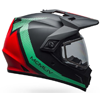 Bell MX-9 Adventure Helmet - Switchback Matte Black-Blue-Red w/Dual Lens Shield