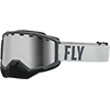 Fly Focus Goggle - GREY - DARK GREY / Silver Mirror - Smoke Lens