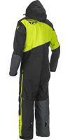 Fly Cobalt Shell Snowmobile Monosuit - Black-Grey-Hi Vis