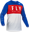 Fly Racing Youth F-16 Jersey - Red-White-Blue