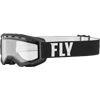 Fly Youth Focus Snow Goggle - BLACK - WHITE / Clear Lens	
