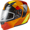 GMAX MD04S Reserve Modular Snow Helmet with Dual Lens Shield - Neon Orange-Hi Vis