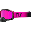 Fly Zone Snow Goggles - BLACK - PINK / Pink Mirror - Pink Lens	