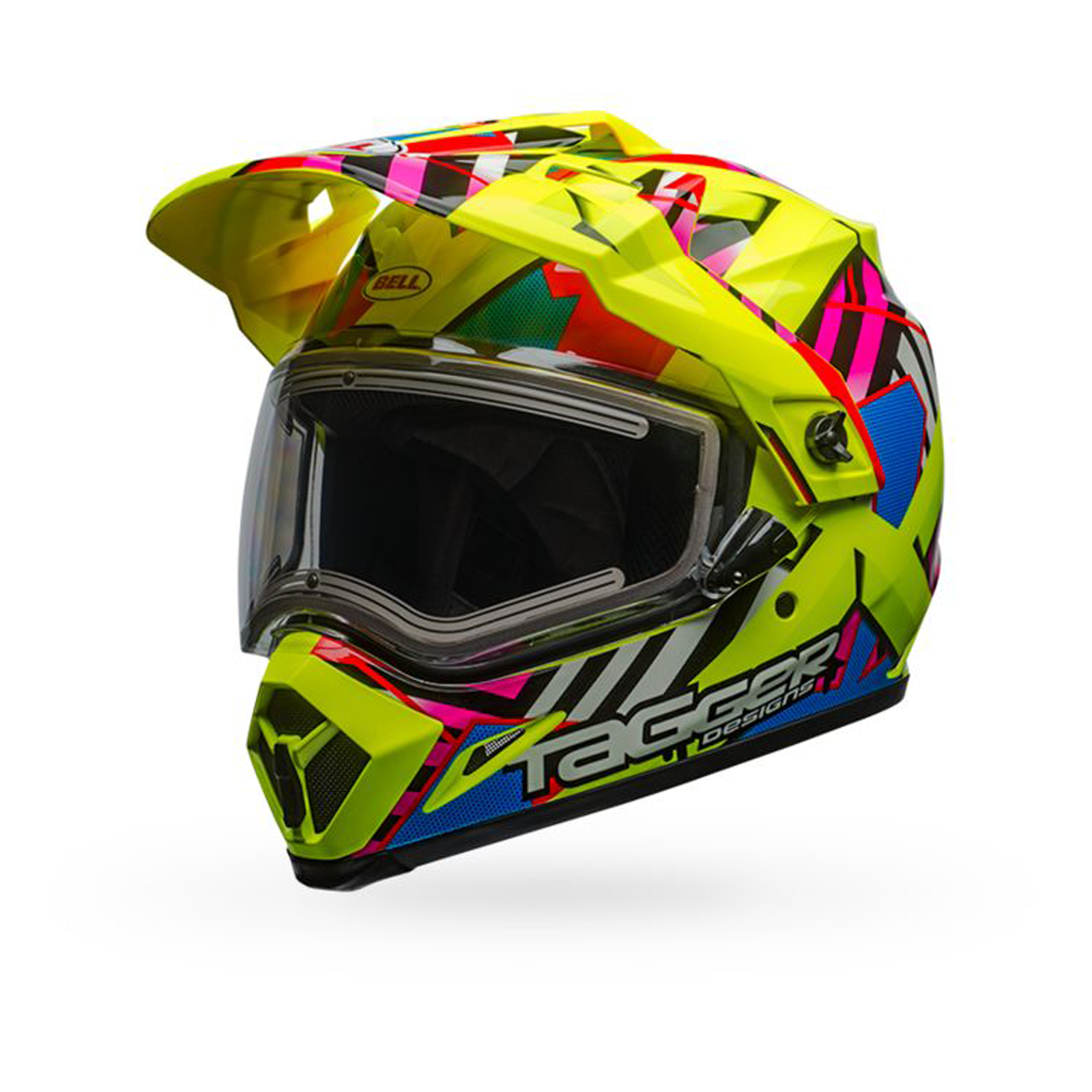 人気ブランドの Bell MX-9 Double Tagger Gloss - Helmet Snow Adventure セキュリティ・セーフティ