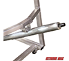 Extreme Max 5800.1184 Deluxe Aluminum Snowmobile Lift - Wheel Kit Included
