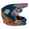 KLIM F3 Carbon Off-Road Helmet - Illusion Striking Petrol