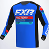 FXR Clutch MX Jersey - Black-Blue-Red